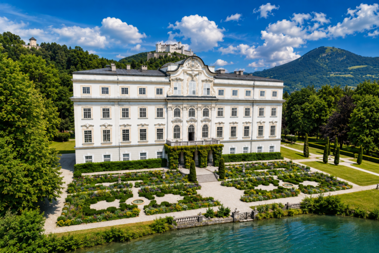 Schloss Leopoldskron в Зальцбурге, Австрия