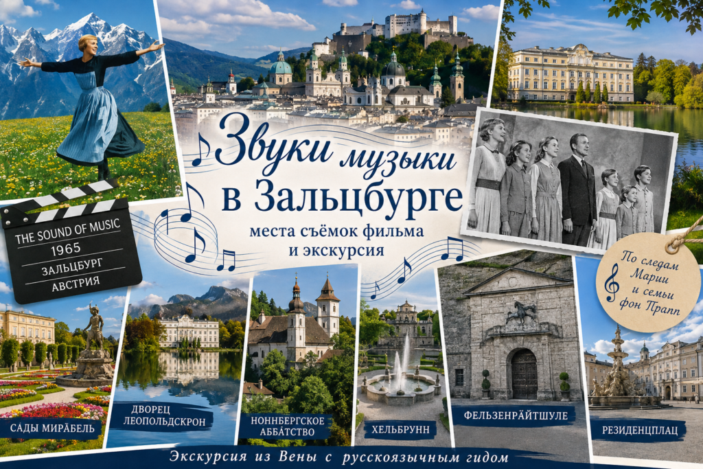 «Звуки музыки» в Зальцбурге: места съёмок фильма и экскурсия